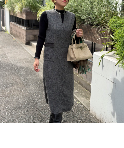 ブリティッシュツィードワンピース