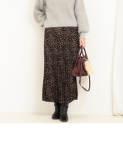 起毛プリーツスカート