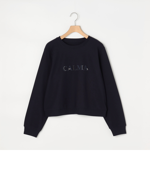 ジョーゼットビジュー刺繍プルオーバーカットソー