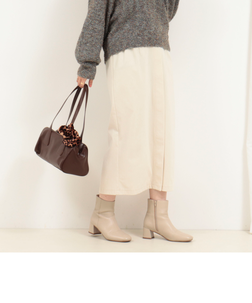 ストレッチ起毛ナロースカート