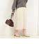 ストレッチ起毛ナロースカート