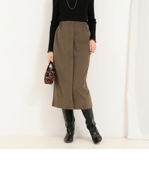 ストレッチ起毛ナロースカート