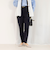 ウォッシャブル裏起毛イージーテーパードパンツ