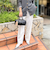 愛されフラノタックワイドパンツ