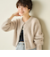 《手洗い可能》《アンサンブル対応》プレミアムヘアリークロップドクルーネックカーディガン