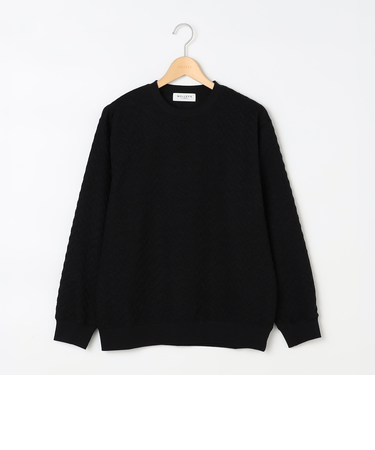 ヘリンボーンジャガード スウェット