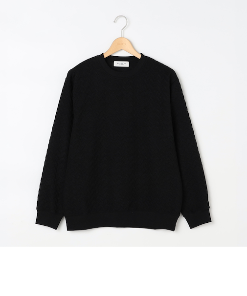 ヘリンボーンジャガード スウェット