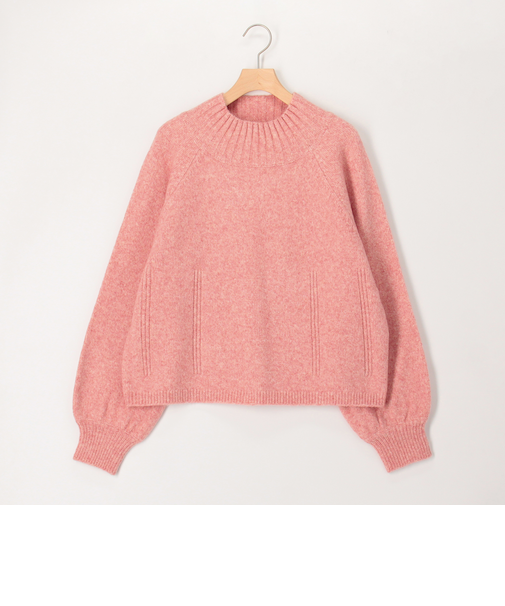 ウォッシャブルワイドネックプルオーバーニット