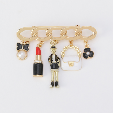 MIXチャームブローチ