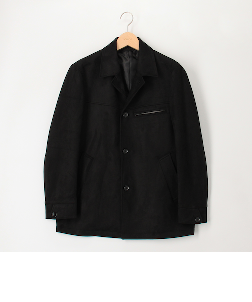 フェイクスエードカーコート