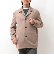 フェイクスエードカーコート