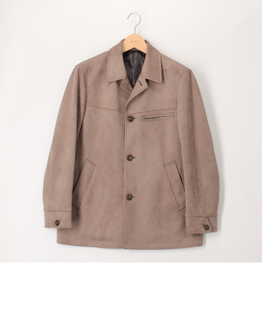 フェイクスエードカーコート