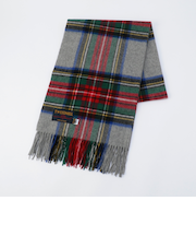 【TWEEDMILL/ツイードミル】チェック柄ストール