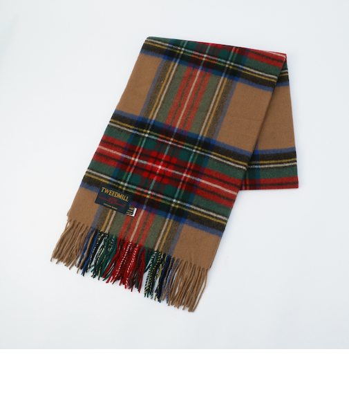 【TWEEDMILL/ツイードミル】チェック柄ストール