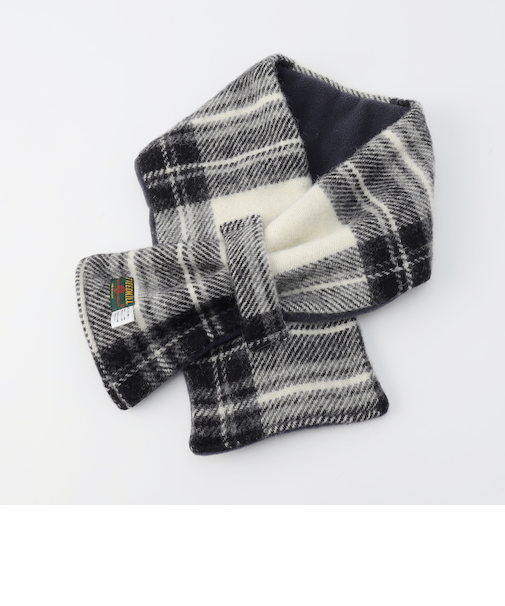 《別注》【TWEEDMILL/ツイードミル】ウール×フリース差し込みマフラー