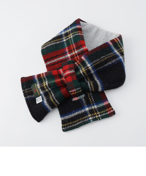 《別注》【TWEEDMILL/ツイードミル】ウール×フリース差し込みマフラー