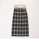 起毛ソフトチェックスカート