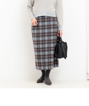 起毛ソフトチェックスカート