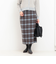 起毛ソフトチェックスカート