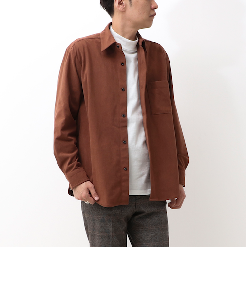 ストレッチミニコールレギュラーシャツ