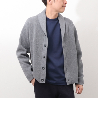 12ゲージ 片畦ショールカーデ