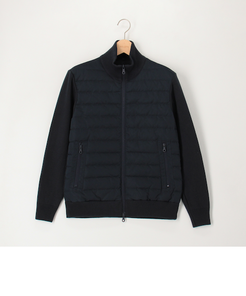 ニットコンビドライバーズダウンジャケット