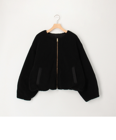 タフタ×ボアリバーシブルブルゾン