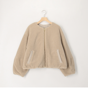 タフタ×ボアリバーシブルブルゾン