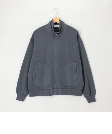 ダンボールピグメント ジップアップブルゾン