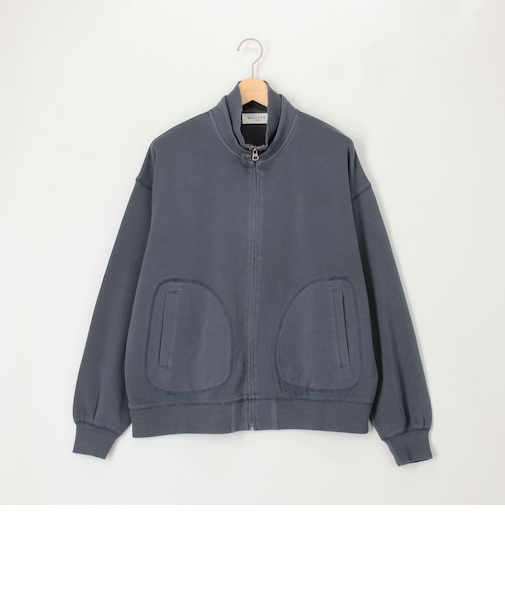 ダンボールピグメント ジップアップブルゾン