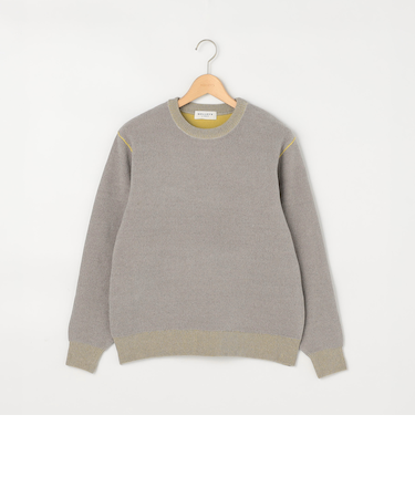 モールWフェイスプルオーバーニット