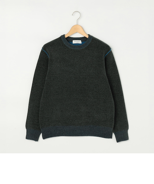 モールWフェイスプルオーバーニット