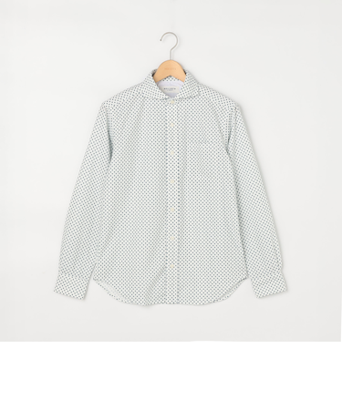 プリントコール カッタウェイシャツ