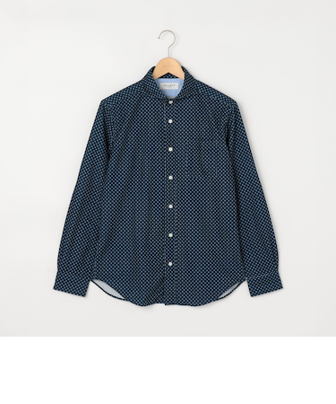 プリントコール カッタウェイシャツ