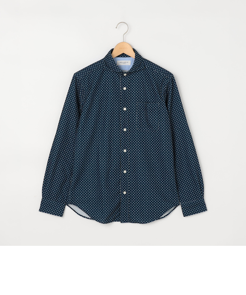 プリントコール カッタウェイシャツ