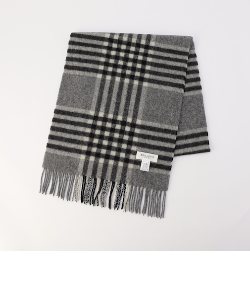 ベビーウール　チェックマフラー