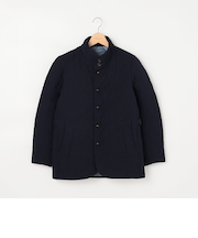 ≪ビジカジ対応≫スタンドカラーキルトブルゾン