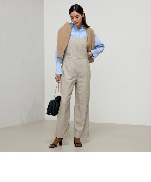 シックツイードサロペット