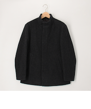 《ビジカジ対応》メルトンスタンドコート