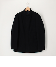 《ビジカジ対応》メルトンスタンドコート