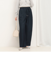 サイドラインデニムワイドパンツ