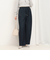 サイドラインデニムワイドパンツ