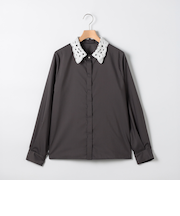 ポリブロード取り外し衿2WAYシャツ