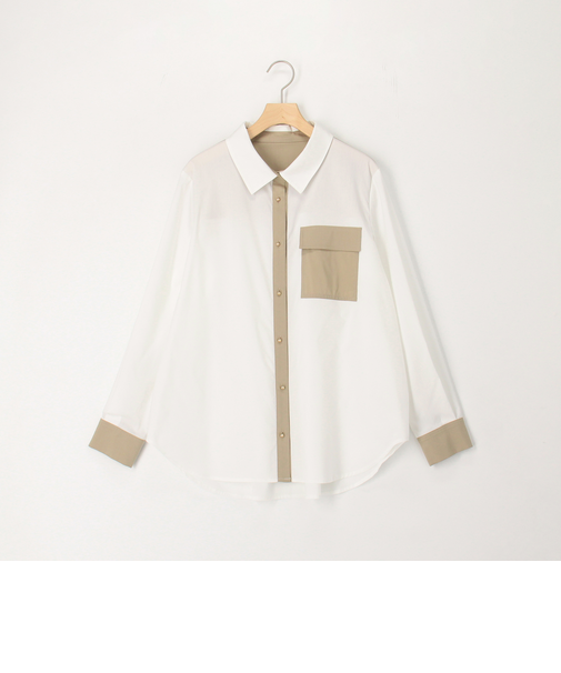 クレリックワークブラウス