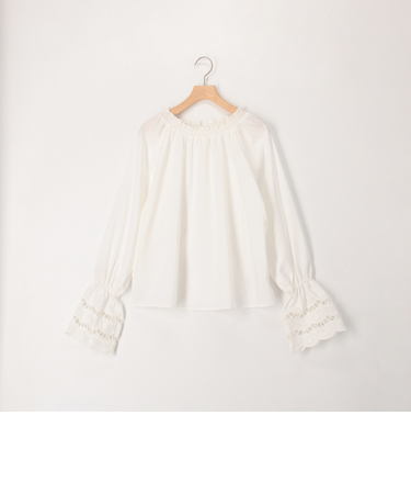 袖レース前後2WAYブラウス