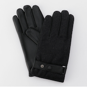 レザーフランネルコンビグローブ