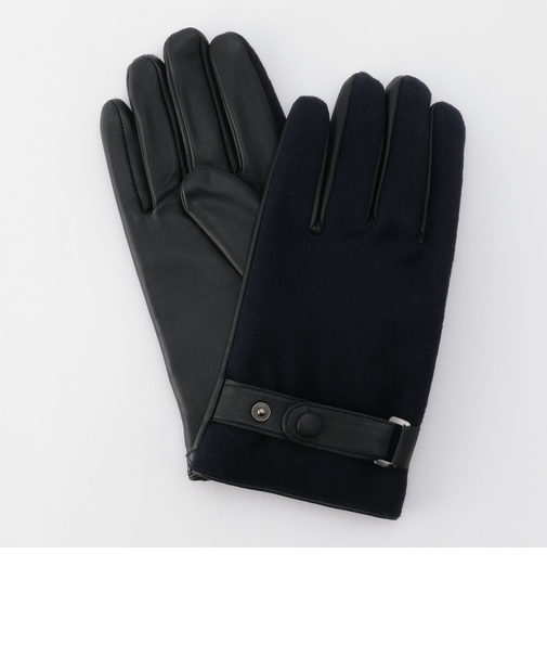 レザーフランネルコンビグローブ