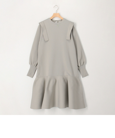 ミラノリブ　デザインワンピース