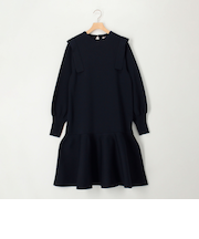 ミラノリブ　デザインワンピース