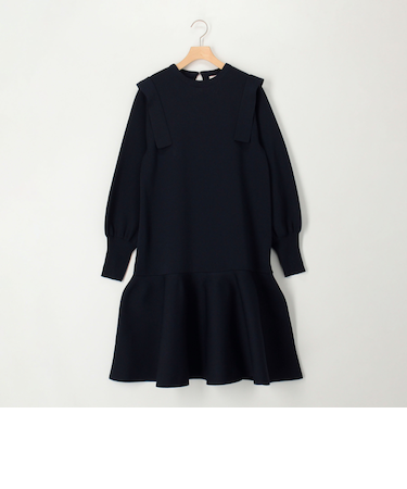 ミラノリブ　デザインワンピース